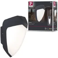 Paulmann Buitenverlichting , Ikosea, Zwart, Kunststof, Modern