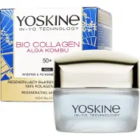 Yoskine Bio Collageen Kombu Alga 50+ regenererende nachtcrème voor rimpels 50ml