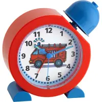 TFA TATÜ-TATA - Wecker - rund - Quarz - Schreibtisch Kinderwekker Kwarts 133 mm x 133 mm x 52 mm Rood, Blauw