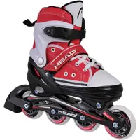 Head Verstelbare skeeler Jr. maat 34 - 37 kleur rood/wit