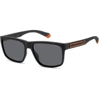 Polaroid PLD 2149/S 8LZ M9 zwart oranje grijs gepolariseerde zonnebril