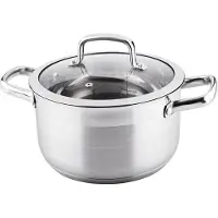 Lamart Puodas 22cm 4,6l , ner.pl., "Prestige"., Pan + steelpan, Zilver