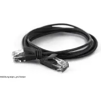 Wantec CAT6a UTP kabel 15 meter Zwart