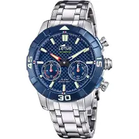 Lotus Stijlvol Heren Zilveren Horloge 18810/3