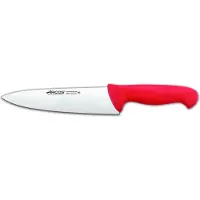 Arcos Kochmes , kleur: rood - Prof 292122, roestvrij staal Nitrum, mango van ergonomisch rood polypropyleen, lemmet van 20 cm, display