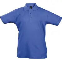 Sols Kinder Unisex Zomer II Pique Polo Shirt (Koningsblauw)