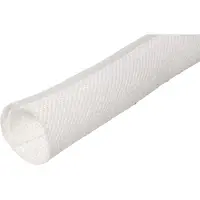 Value stoffen slang SNAP voor kabelbundeling, wit, 25 m
