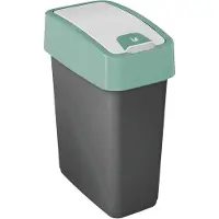 Keeeper Afvalemmer met Plooideksel Premium - Zachte touch - 10 L - groen