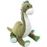 vidaXL Knuffel dinosaurus brontosaurus pluche groen
