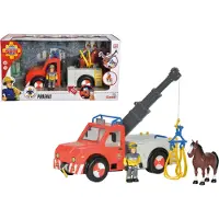 Simba Brandweerman Sam Phoenix Takelwagen speelgoed met paard.