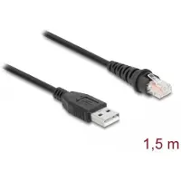 DeLOCK RJ50 to USB 2.0 Type-A Barcode Scanner Cable 1.5 m