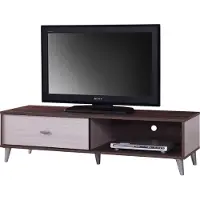 Poldimar Tv-meubel Rumbo 120cm - bruin/wit