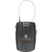 M-Wave - Lock'n'Roll Alarm - Fietsslot 1,6 x 730 mm, grijs