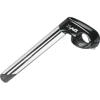 Ergotec Cat 2 stuurpen, voorvork, stuur: 22,2 mm, 25,4 mm, 230 mm, zilver/zwart, roestvrij staal