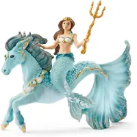 Schleich BAYALA - Zeemeermin Eyela op onderwaterpaard - Speelfiguur - Kinderspeelgoed voor Jongens en Meisjes - 5 tot 12 jaar - 70594