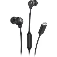 Motorola In Ear oordopjes Kabel Zwart Ruisonderdrukking (microfoon) Microfoon uitschakelbaar (mute)