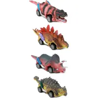 Toi-Toys World of Dinosaurs Dino Pullback Auto, 4st.