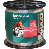 Kerbl Economyline Mono Draad 1000 M, Transparant, 2 x 0,5 Mm