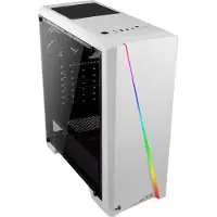 Aerocool ACCM-PV10012.21, witte Midi-behuizing Cylon, geschikt voor MicroATX/ATX/MiniITX moederborden. (Onbekende specificaties)