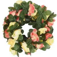 vidaXL Bloemenslingers 6 st 250 cm lente zonsondergang rood