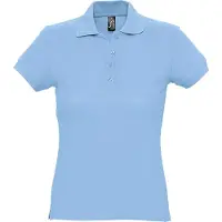 Sols Dames/dames Passion Pique Poloshirt met korte mouwen (Hemelsblauw)