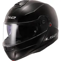 LS2 Helmets LS2 klaphelm, motorhelm, zwart, maat XS, artikelnummer 569081012XS