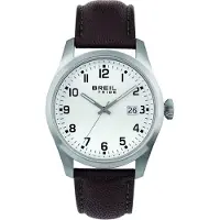 Breil Analoog horloge 'Classic' chocoladebruin / zilver / wit