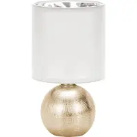 Strühm PERLO E14 tafellamp/nachtlamp, goud/wit