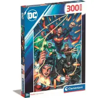 Clementoni - Puzzel - 300 Stukjes - DC Comics Justice League - Kinderpuzzel - Vanaf 9 Jaar