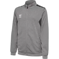 Hummel Sportief sweatvest stone grey / wit