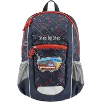 Step by step Rugzak 'KIGA' donkerblauw / gemengde kleuren