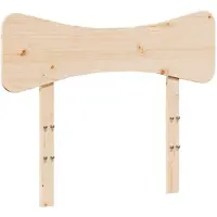 vidaXL Hoofdbord 90 cm massief grenenhout