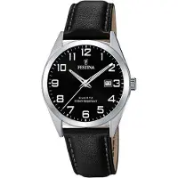 Festina Analoog horloge 'ACERO CLASICO' zwart