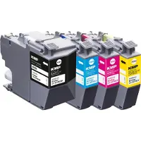 KMP Inktcartridge vervangt Brother LC-3219XLBK, LC-3219XLC, LC-3219XLM, LC-3219XLY Compatibel Combipack Zwart, Cyaan, Magenta, Geel B58VX 1537,4005
