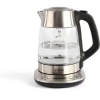 Livoo DOD165, losse waterkoker, 1700 ml, meerkleurig, glas, roestvrij staal, AC, 2200 W