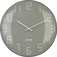 Nextime - 3299GS - Wandklok - 35cm - zwart - Shade