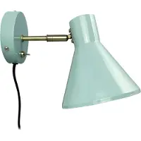 Dyberg Larsen Wandlampe , Sleep, Groen, Woonkamer, Metaal, Designer