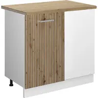 Vicco R-Line Hoekkast – 86 cm, WB Eik Artisanaal eiken