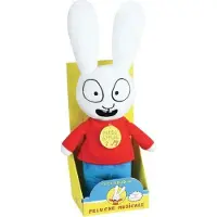 Jemini Peluche musicale Simon 30 cm