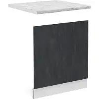 Vicco R-Line Frontpaneel – 60 cm WB Marmer Zwart beton