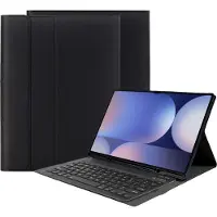 Cazy Tablet Hoes met Toetsenbord geschikt voor Samsung Galaxy Tab S10 Ultra / Tab S9 Ultra 14.6 inch - QWERTY Bluetooth Keyboard Case - Zwart
