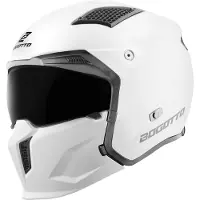 Bogotto Radic 22.06 Mat Wit Motorhelm Maat L