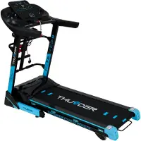 Thunder Loopband REACT-DS-BLACK, 126x45 cm, 18 km/u, FitShow, inklapbaar, Bluetooth