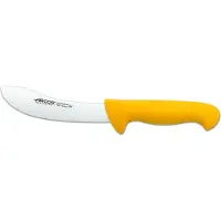 Arcos Ontvittingsmes , kleur: Prof 295300, gemaakt van roestvrij staal Nitrum, met een ergonomisch, geel gekleurd polypropyleen lemmet van 16 cm. (Geschikt voor vitrinepresentatie.)