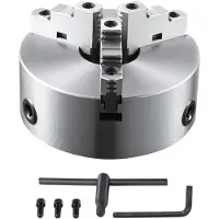 Vevor draaibankklauw K11-250 250 mm drieklauw HT300 materiaal 3-klauw Klembereik 6-250 mm 3-klauw