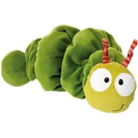 Sigikid Trillende rups knuffel - Groen pluche voor baby's - 20 cm