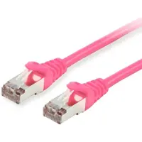 Digital Data Communications 605582 Patchkabel Cat6 S/FTP 2xRJ45 3.00m pink LSZH Polybeutel