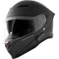 Bogotto H153 BT Mat Zwart Bluetooth Helm Maat XS