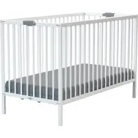 WEBABY Babybed opvouwbaar wit 60 x 120 cm