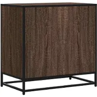vidaXL Ladekast 70x41x70 cm bewerkt hout bruin eikenkleur